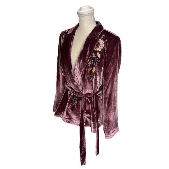 Free People Perfect Illusion Velvet Suit Jacket - Picture 8 of 15